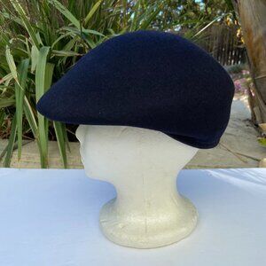 Vintage ZCUD USA Wool Cabbie Newsboy Derby Cap Hat